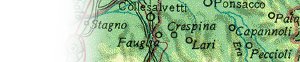 cartina fauglia